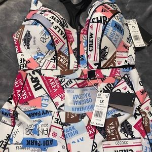 Ivy Park New with tags legging set size 1X multi color